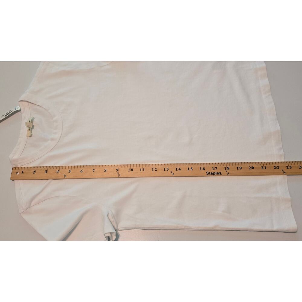 Madewell The Perfect Crewneck Tee Allday Jersey Womens S White 100% Cotton NWT - Picture 9 of 9